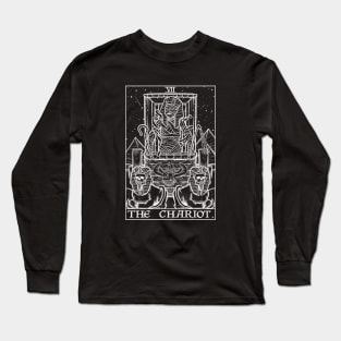 The Chariot Tarot Card - Mummy Long Sleeve T-Shirt